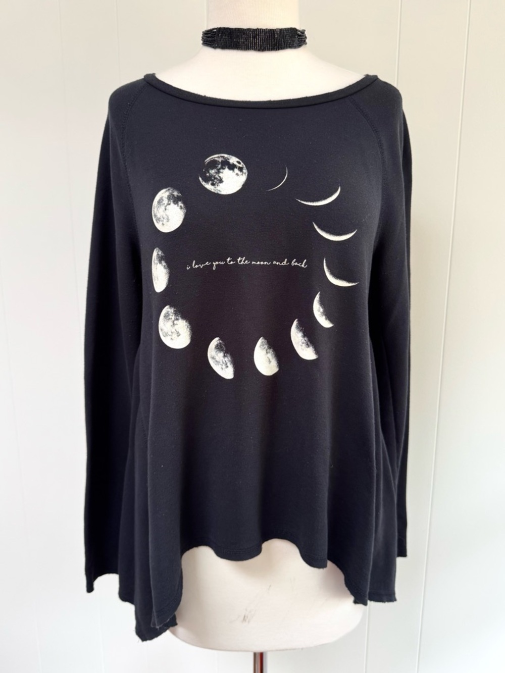 🌙Grayson Threads I Love You to the Moon and Back Shirt M Super Soft Phases